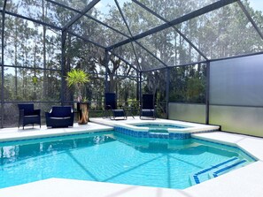 A heated pool - Last Minute Disney Getaway! Private Pool, Hot Tub & Game Room. Book Now! #98225 (Orlando)