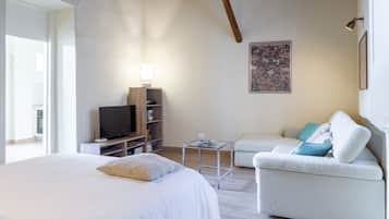 1 habitación, tabla de planchar con plancha, wifi y ropa de cama