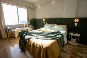 1 habitación, cuna de viaje, wifi gratis y ropa de cama 