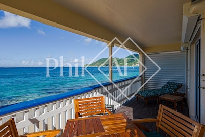 Magnifique Appartement Les Pieds Dans L'eau à Grand Case