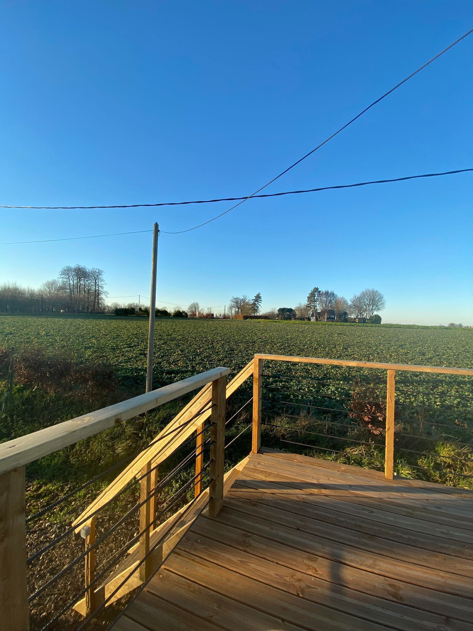 Vue depuis l’hébergement 