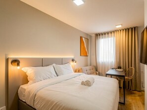 Studio | Een bureau, gratis wifi, beddengoed