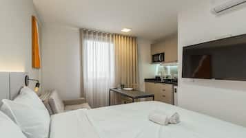 Studio | Een bureau, gratis wifi, beddengoed