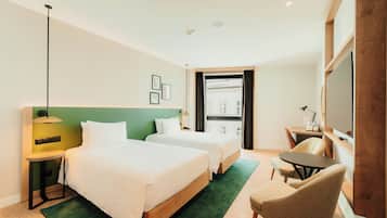 Zweibettzimmer, 2Â Einzelbetten | Zimmersafe, Schreibtisch, BĂŒgeleisen/BĂŒgelbrett, kostenloses WLAN