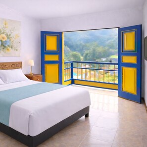 Standard Double Room, Mountain View - Hospedaje Camino Real  (Salento)