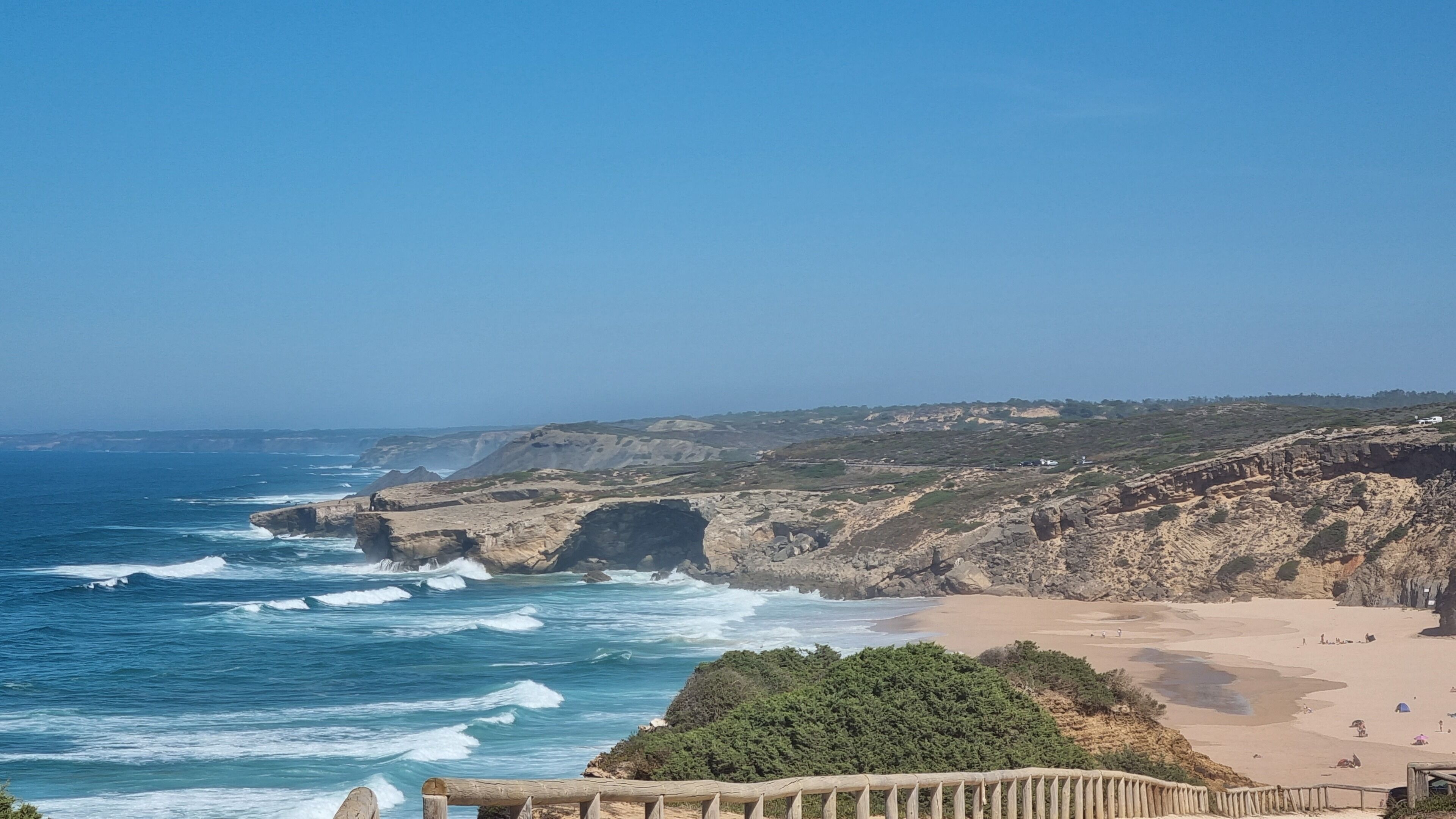 Beach nearby, sun loungers