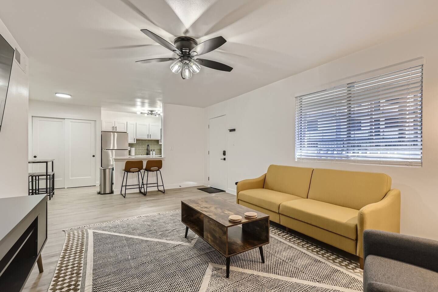 Experience chic living in this recently renovated centrally located 2-bedroom, 2-bathroom home