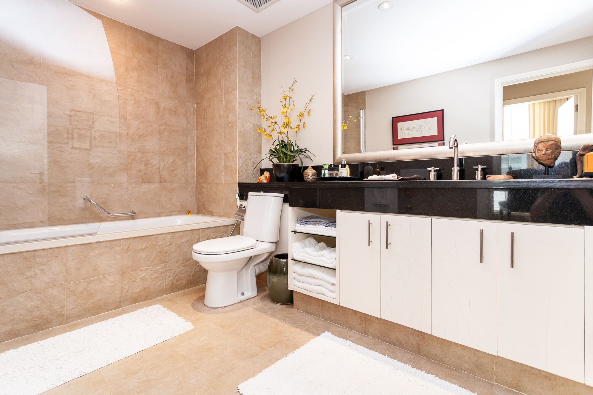 Apartment, 1 Bedroom, Balcony, Garden View | Bathroom