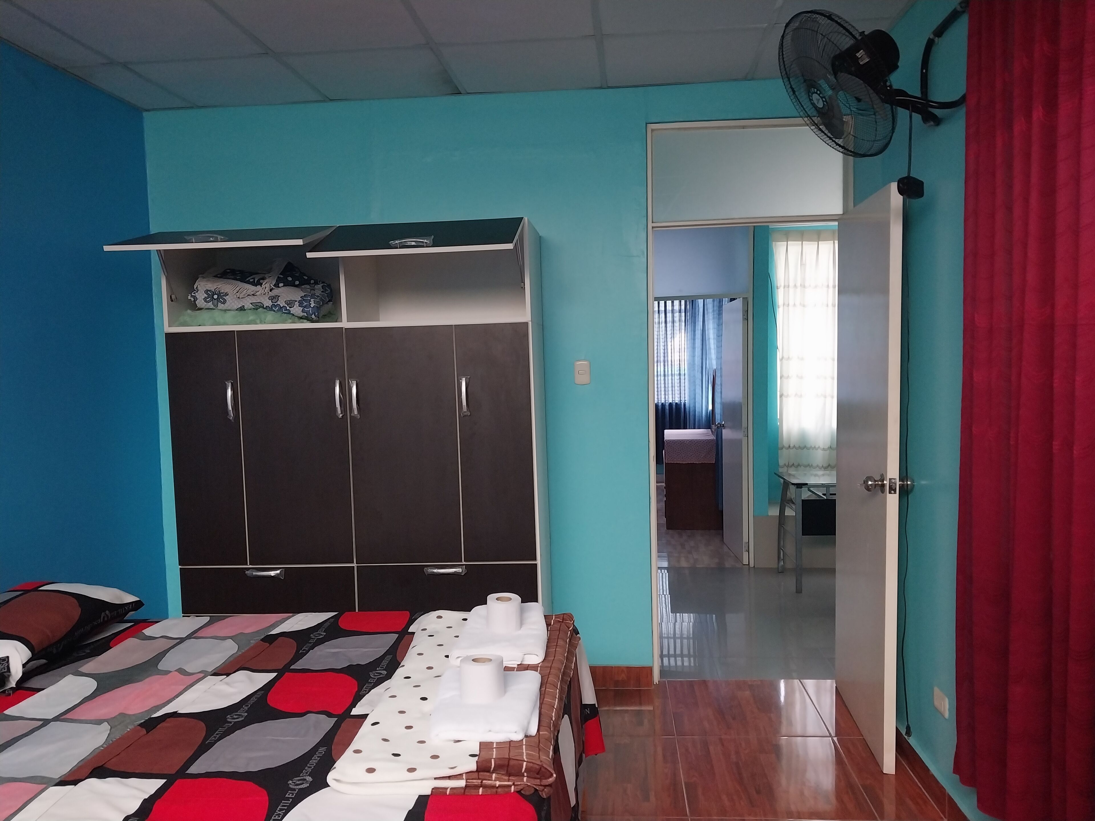 2 bedrooms, iron/ironing board, free WiFi, bed sheets