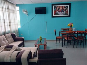 TV connectée, cheminée