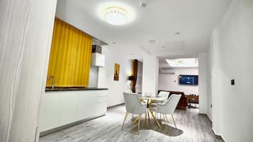 Classic Apartment | Living area | Smart TV, streaming services