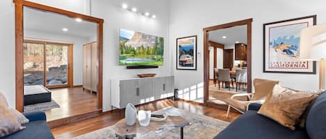 Televisio, takka, videopelejä, kirjoja