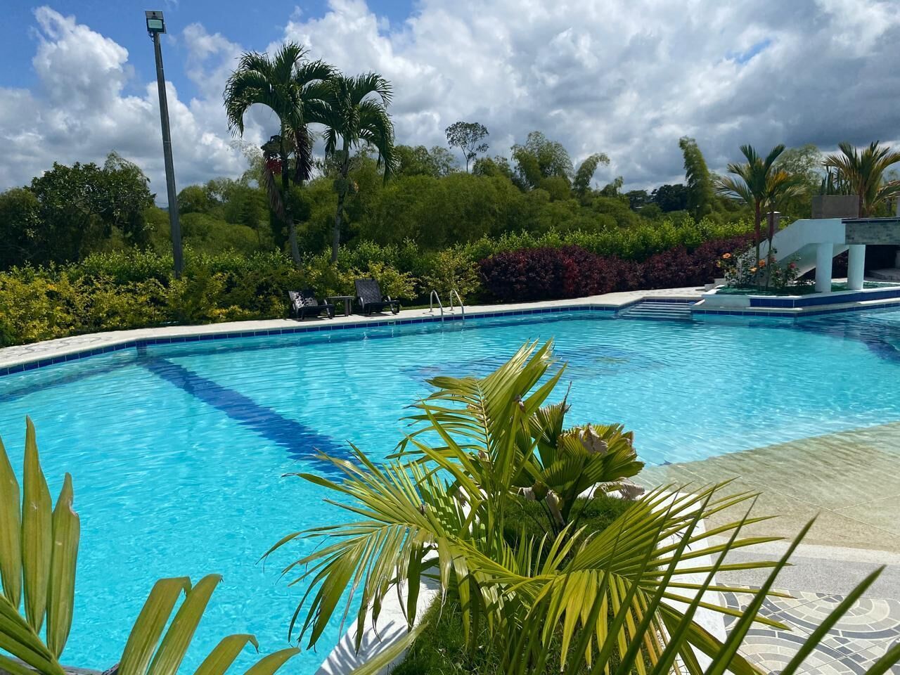 Outdoor pool, open 8:00 AM to 9:00 PM, pool umbrellas, sun loungers