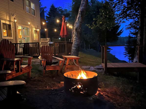 Property grounds - South Twin Place - Comfortable year-round home on the shores of South Twin Lake! (Indian Purchase Township)