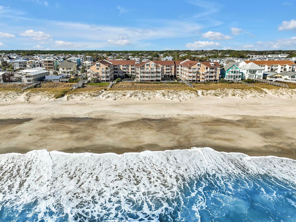On the beach, sun loungers, beach towels