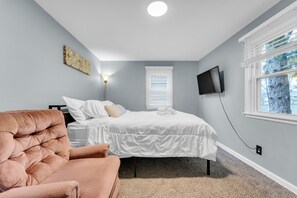 3 soveværelser, skrivebord, strygejern/strygebræt, gratis Wi-Fi