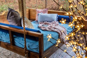 Property grounds - Romantic Escape in the Treetops w/ Outdoor Shower, Hot tub, & Firepit! (Lawndale)