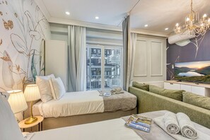 Studio dành cho gia đình, ban công (Boutique Downtown Studio with Balcony)