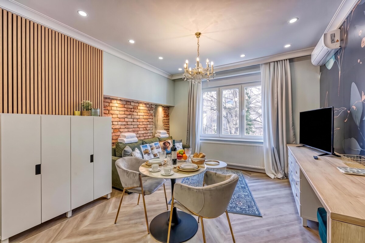 Studio dành cho gia đình, máy điều hòa (Boutique Downtown Studio 2)