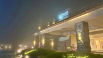 Front of property – evening/night