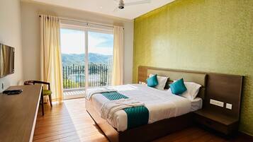 Premium bedding, down comforters, memory foam beds, desk