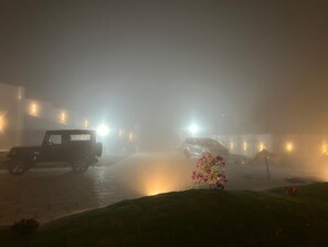 Front of property – evening/night