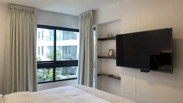 2 habitaciones y sábanas de algodón egipcio
