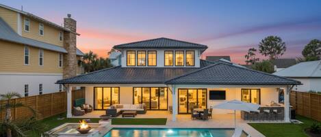 Una piscina climatizada