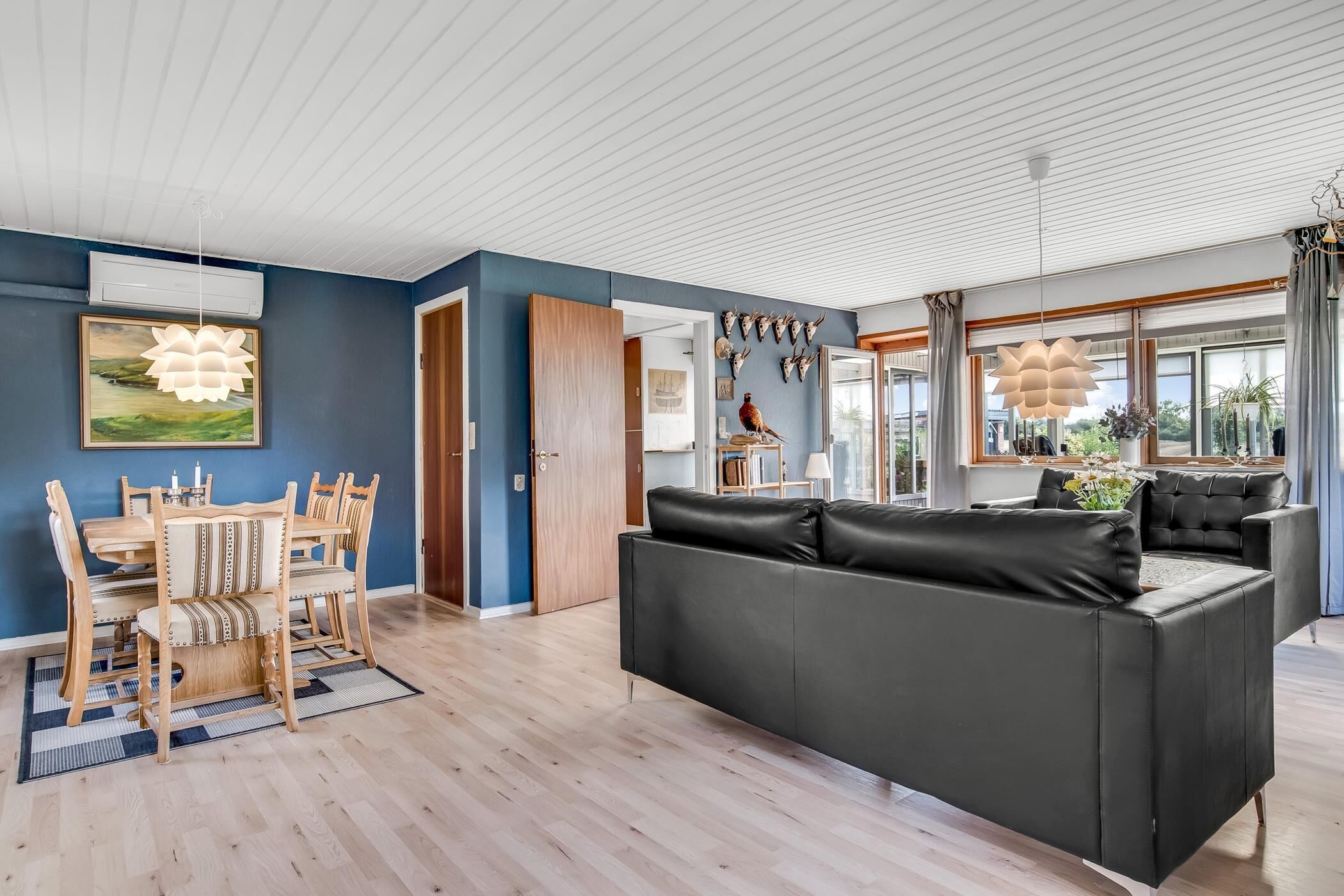 TV connectée, cheminée