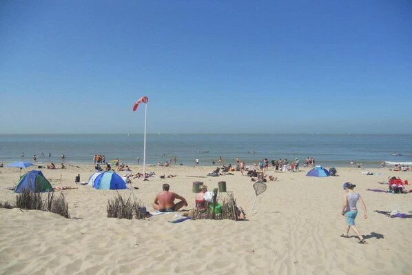 Aan het strand