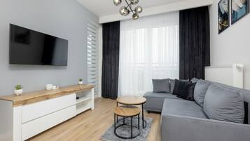 Căn hộ, 1 phòng ngủ, ban công | Phòng khách