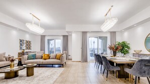 Townhouse – luksus, 3 soverom, sjøutsikt | Oppholdsområde