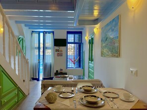 Interior - Pitini 2 - Seafront - Harbour view (Symi)