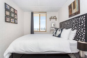 1 間睡房、熨斗/熨衫板、免費 Wi-Fi、床單