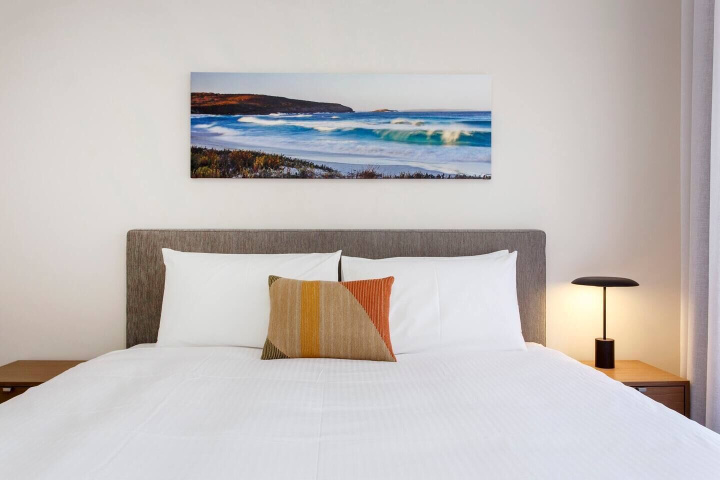 2 bedrooms, desk, iron/ironing board, travel crib