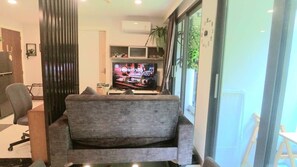 Apartamento, 2 habitaciones, accesible para personas con discapacidad, balcón | 2 dormitorios