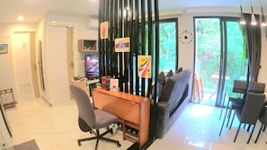 Apartamento, 2 habitaciones, accesible para personas con discapacidad, balcón | Restauración