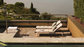 Premium Suite, Private Pool, Lake View | Terrace/patio