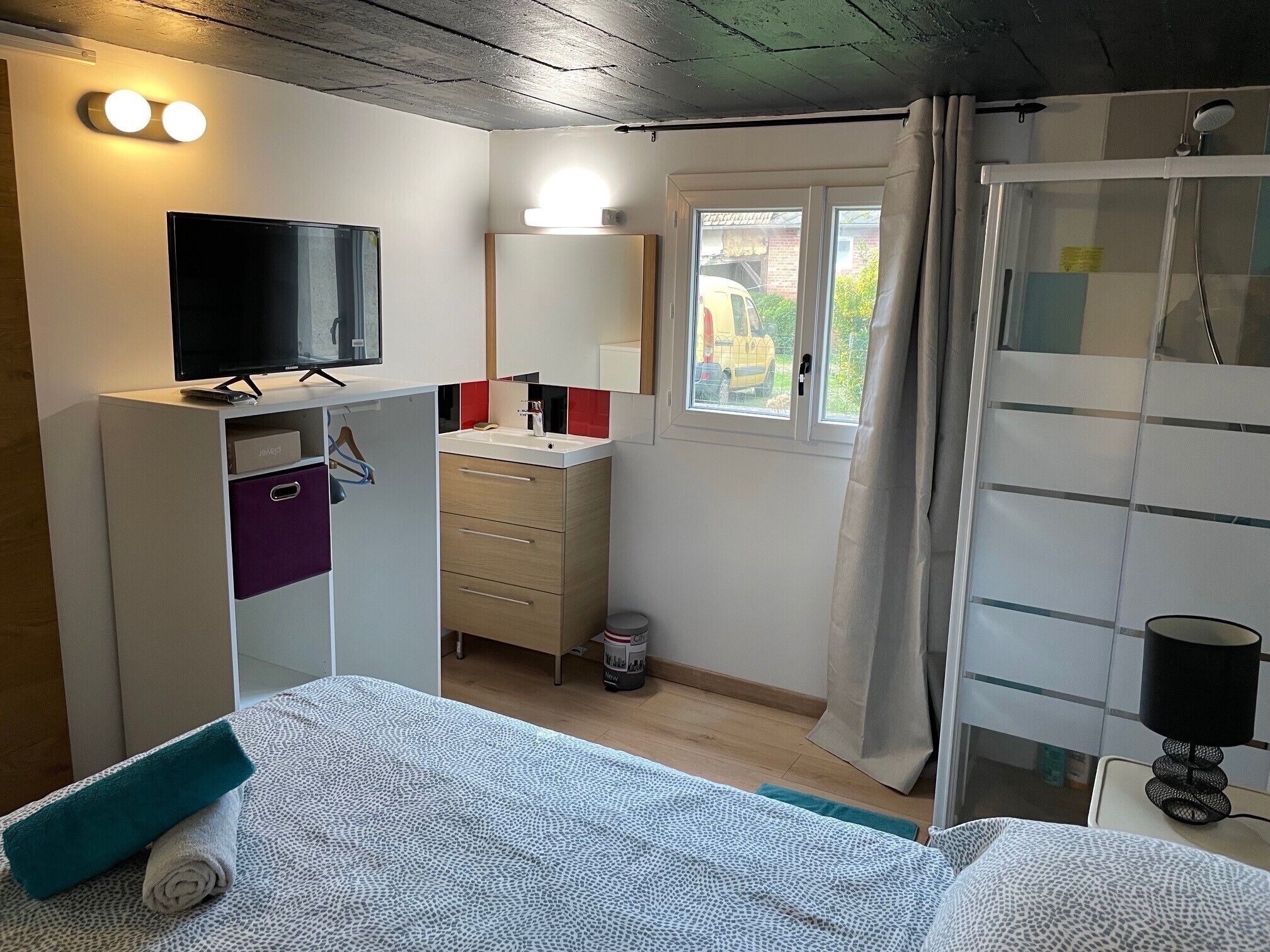 1 chambre, Wi-Fi, draps fournis