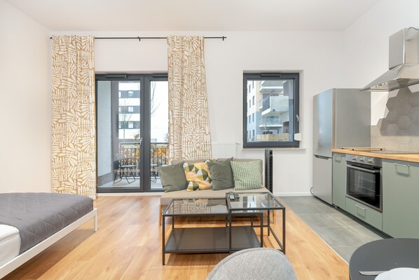 Living room - Cozy Studio With Balcony by Renters (Poznan)