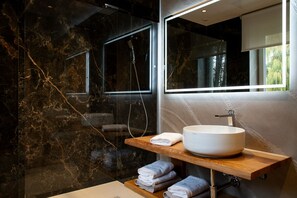 Serviettes fournies, savon, papier toilette