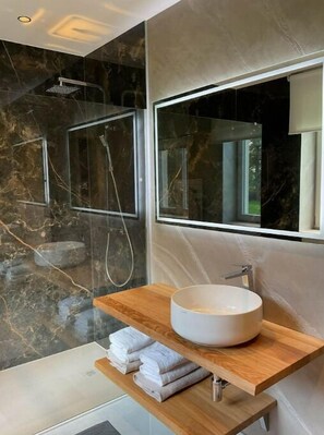 Towels, soap, toilet paper