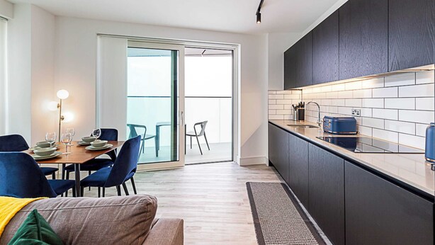 View from property - Bright North Acton Flat With City View (London)