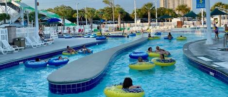 Indoor pool, outdoor pool