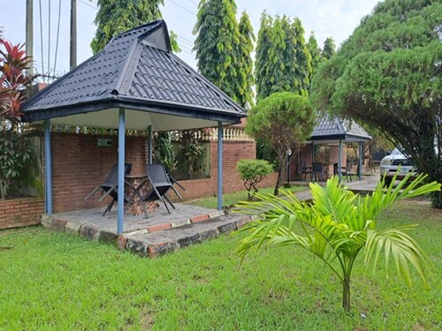 Cozy, serene, inviting, and homely environment. Near enough, and affordable too!