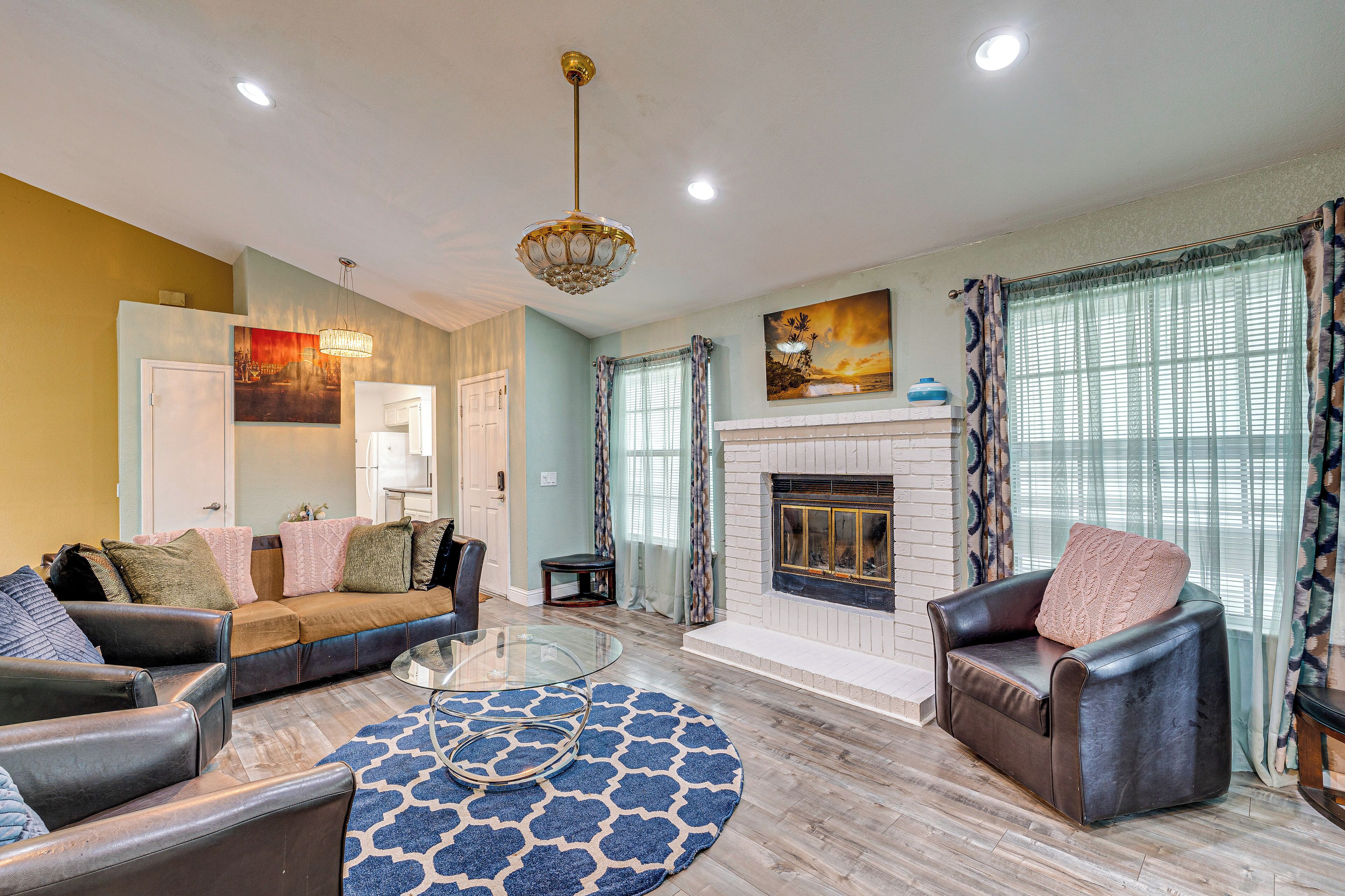 Vista frontal de la propiedad