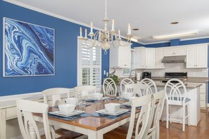 House, 4 Bedrooms | Dining - Azure 4 Bedroom Home by RedAwning (Emerald Isle)