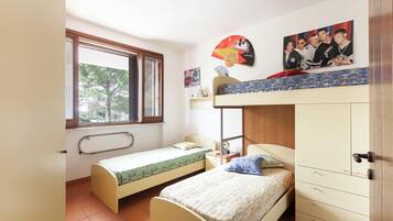 5 camere, Wi-Fi gratuito, lenzuola