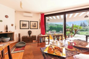 Standard Villa, Multiple Bedrooms, 2 Bathrooms (Villa Menhir with pool garden and) | Dining - Villa Menhir with pool garden and tennis (Tuglie)