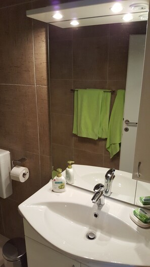 吹风机、毛巾、肥皂、卫生纸